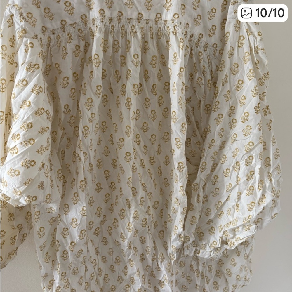 Doen Opal Dress in Sunflower Block. 💯 Organic Cotton - Picture 5 of 5